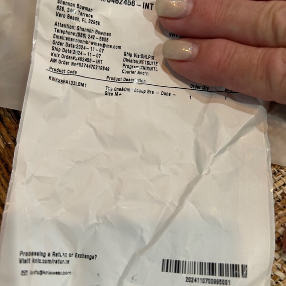 🥯NWT - KNIX THE ONE & ONLY SCOOP BRA -M+ - Picture 14 of 14